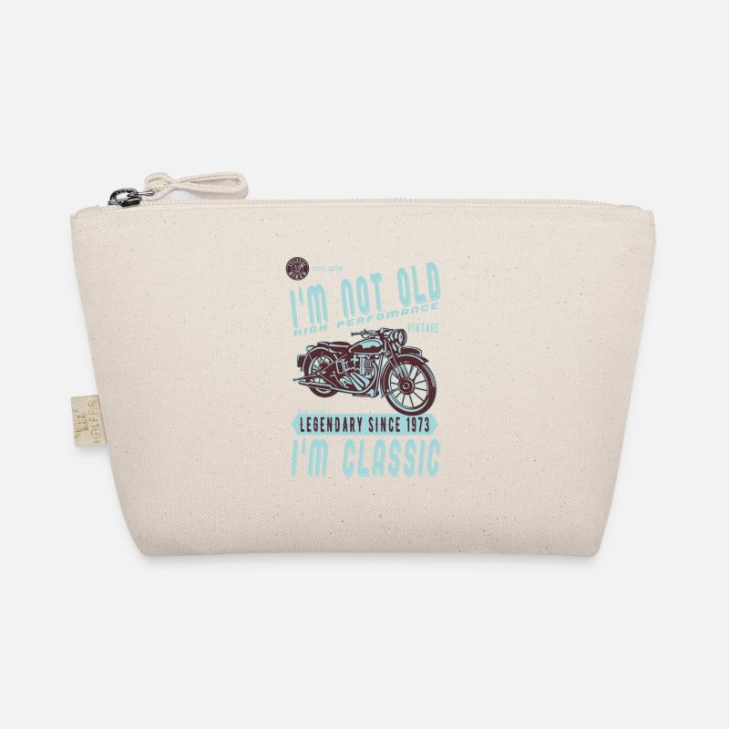 I'm Not Old I'm Classic. Biker birthday 1973 Organic Pouch