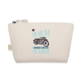 I'm Not Old I'm Classic. Biker Geburtstag 1974 - Bio-Täschchen - Natur - Vorne