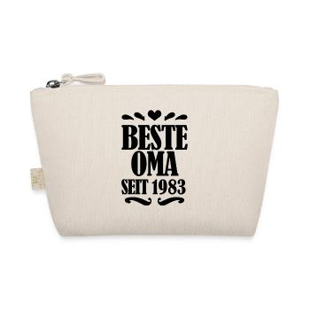 Beste Oma seit 1983 - Geschenk für die beste Oma - Bio-Täschchen - Natur - Vorne