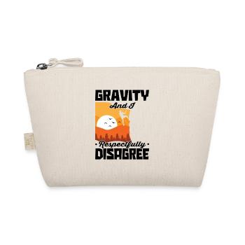 Gravity And I Respectfully Disagree Bouldering Roc - Bio-Täschchen - Natur - Vorne