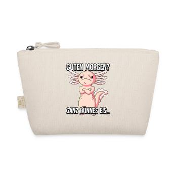 Guten Morgen Ganz Dünnes Eis Axolotl - Bio-Täschchen - Natur - Vorne