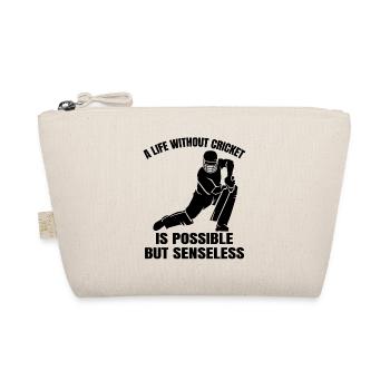 Cricket Team Cricket Slogan Gift Cricket Fan - Organic Pouch - nature - Front