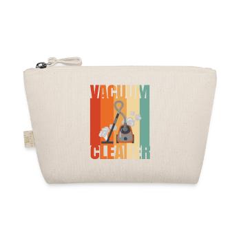Vacuum Cleaner Cleaning Person Gift - Organic Pouch - nature - Front