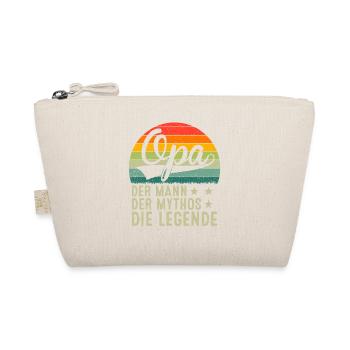 Opa Der Mann Der Mythos Die Legende - Bio-Täschchen - Natur - Vorne