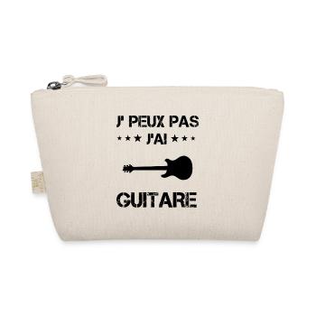 j'peux pas j'ai guitare électrique cadeau - Trousse biologique - nature - Devant