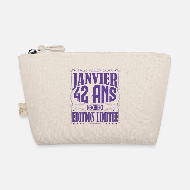 Janvier 42 ans. Cadeau 42 ans janvier anniversaire Trousse biologique