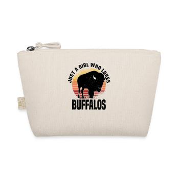 Büffel Bison Ochse Indianer Amerikanisch - Bio-Täschchen - Natur - Vorne