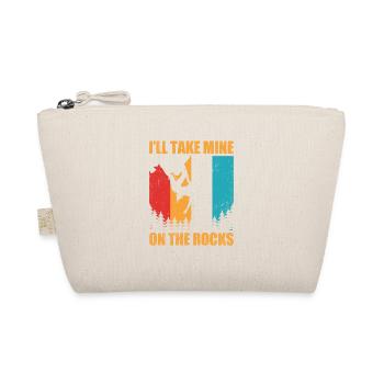 I'll Take Mine On The Rocks Bouldering Boulder Cli - Bio-Täschchen - Natur - Vorne