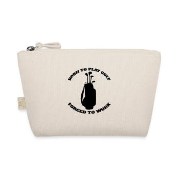 Golf Golf Club Golfer Quote Golf Ball - Organic Pouch - nature - Front