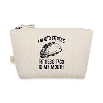 i'm into fitness fit'ness taco in my mouth men - Bio-Täschchen - Natur - Vorne
