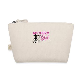Archery Girls- - Organic Pouch - nature - Front