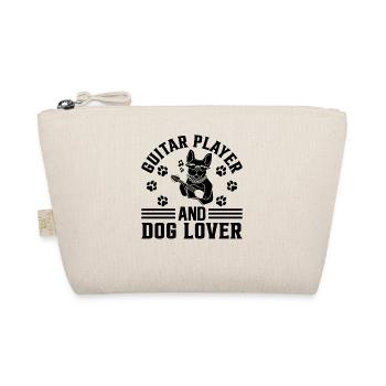 Guitar Player And Dog Lover - Guitar Player Guitar - Bio-Täschchen - Natur - Vorne