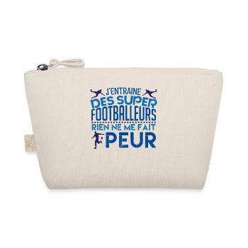 Football coach Cadeau coach Football - Trousse biologique - nature - Devant
