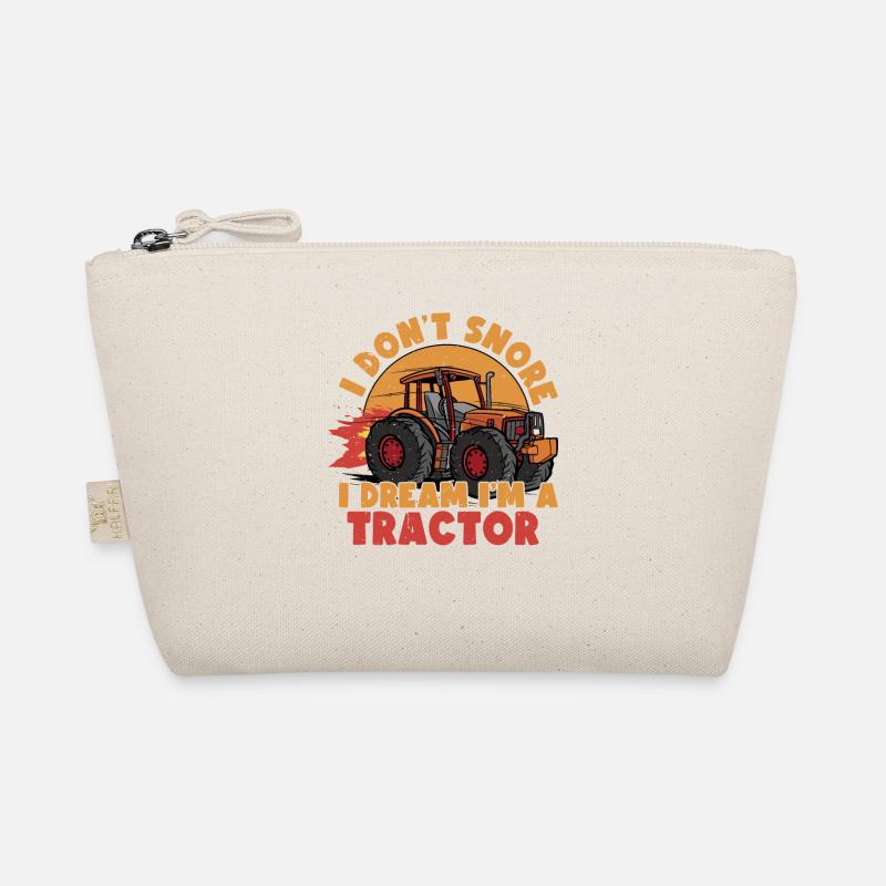 Ich schnarche nicht, ich träume, ich bin ein Traktor Bio-Täschchen