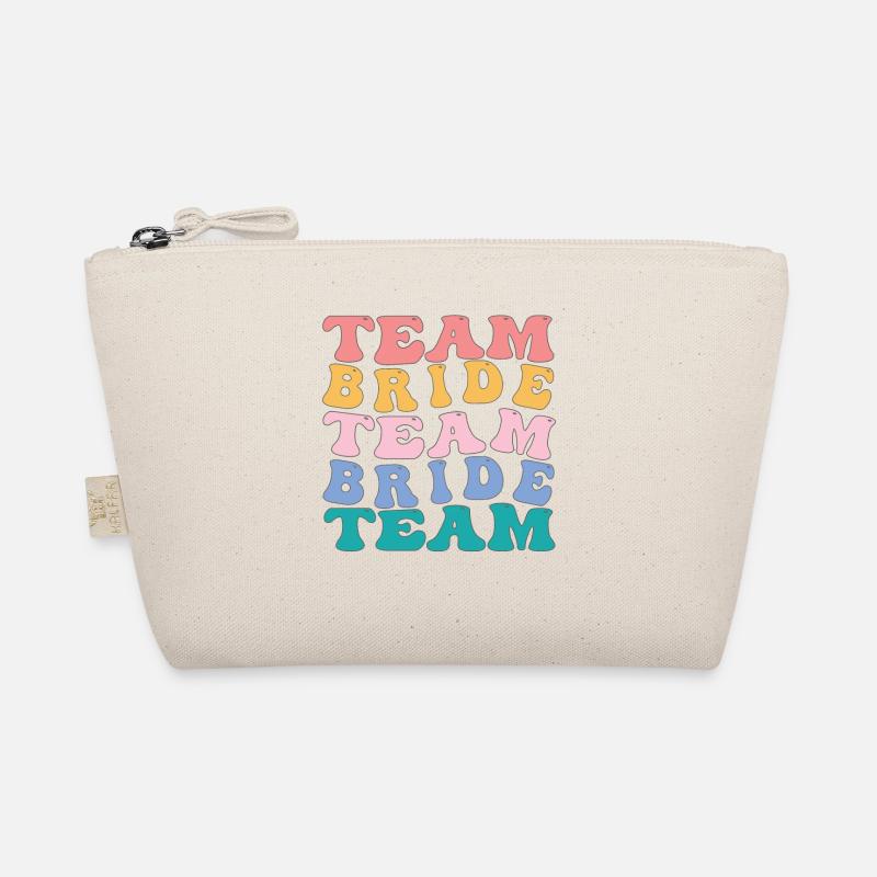 Hippie Team Bride Junggesellenabschied Bio-Täschchen