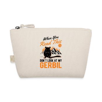 Gerbille Cadeau Rat de course mongol Gerbille - Trousse biologique - nature - Devant