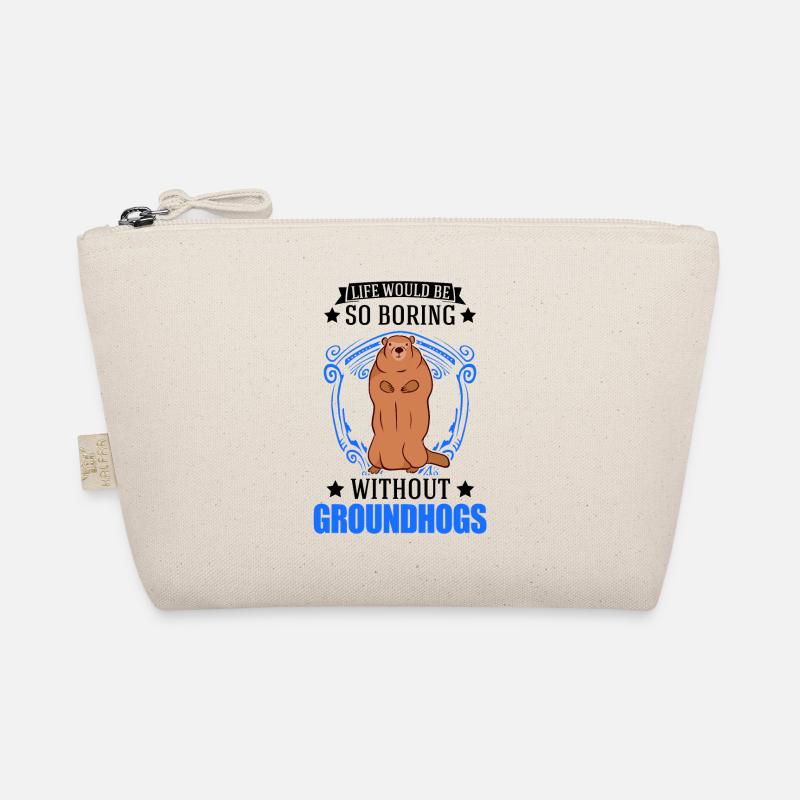 Murmeltier Groundhog Day Waldmurmeltier Bio-Täschchen