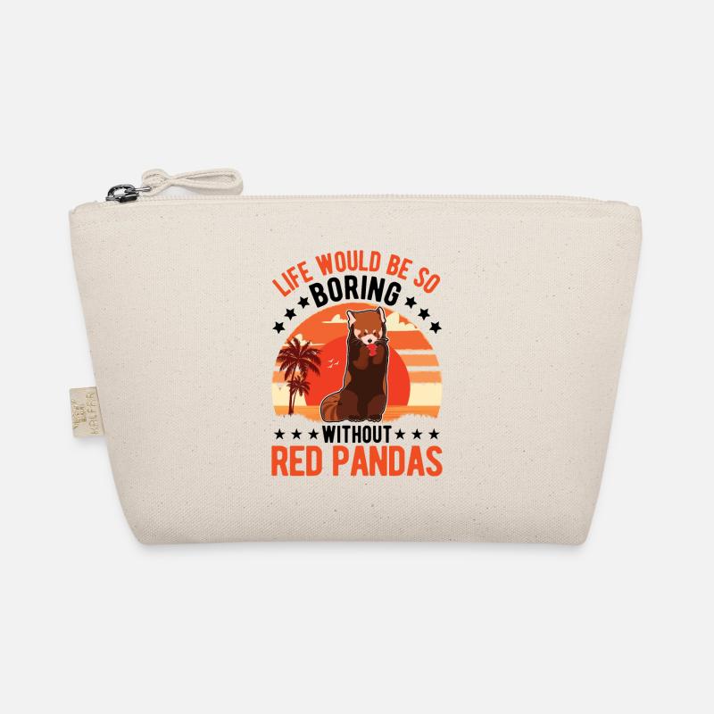 Roter Panda Geschenk Katzenbär Red Panda Bio-Täschchen