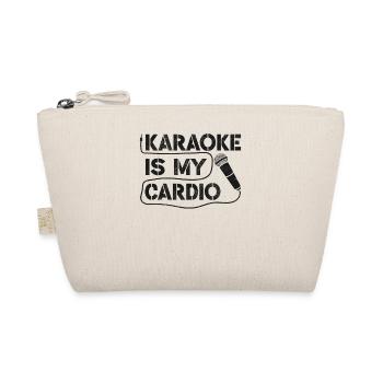 Karaoke Singer Vintage Karaoke Is - Bio-Täschchen - Natur - Vorne