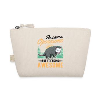 Because Opossums are freaking awesome - Organic Pouch - nature - Front