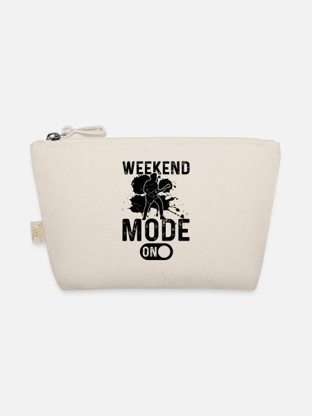 Weekend Mode On - Bass Guitarist Bass Guitar Playe - Organic Pouch - nature - Front