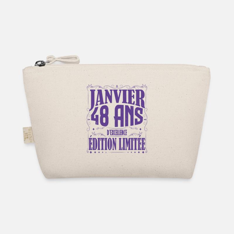 Janvier 48 ans. Cadeau 48 ans janvier anniversaire Trousse biologique
