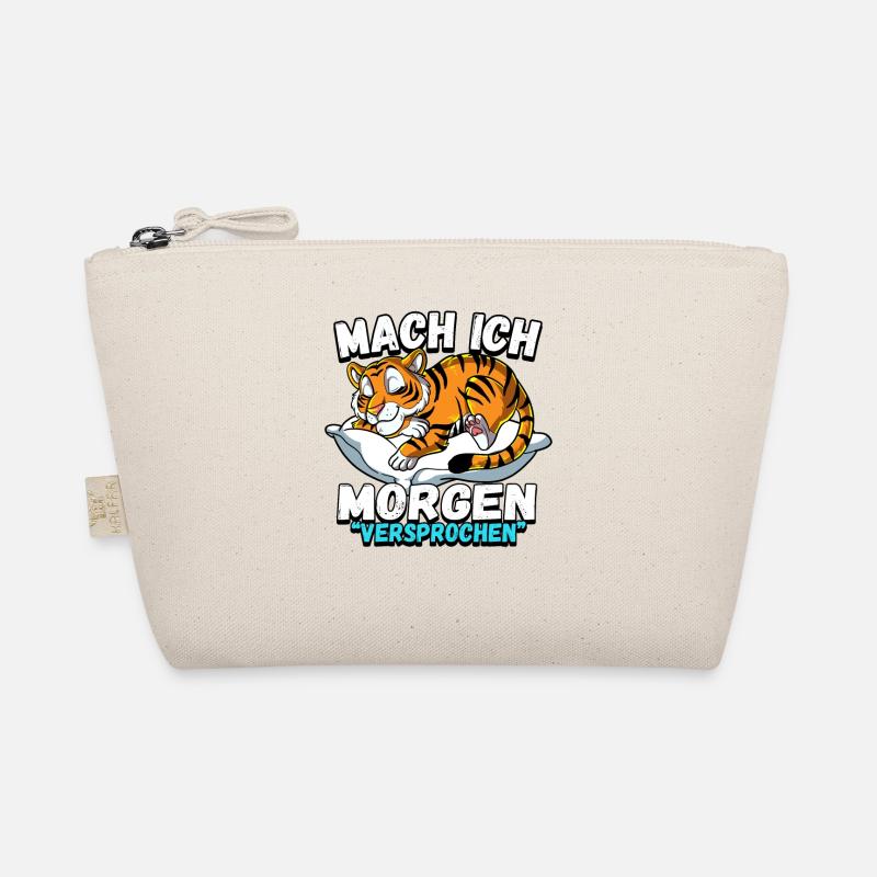 Mach Ich Morgen Versprochen Tiger Bio-Täschchen
