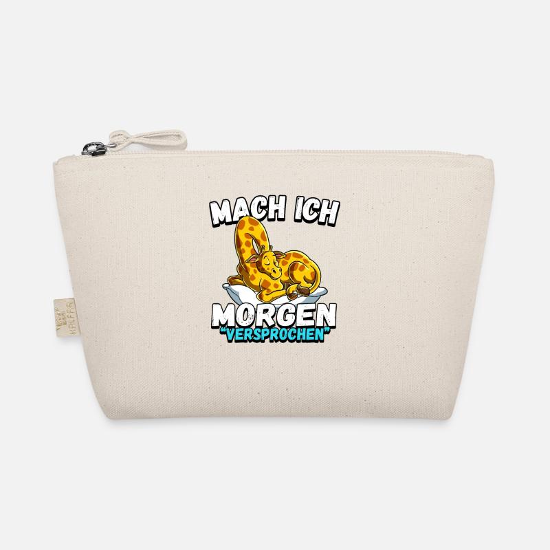 Mach Ich Morgen Versprochen Giraffe Bio-Täschchen
