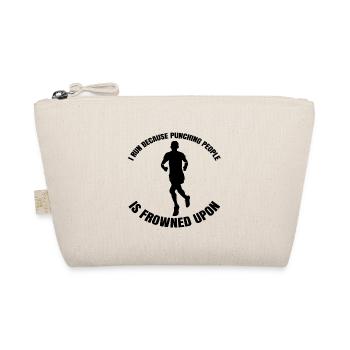 Jogger training running fit jogging cardio race - Trousse biologique - nature - Devant