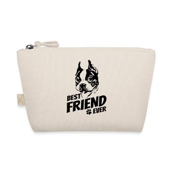 Boston Terrier - best friend - dog owner - Organic Pouch - nature - Front