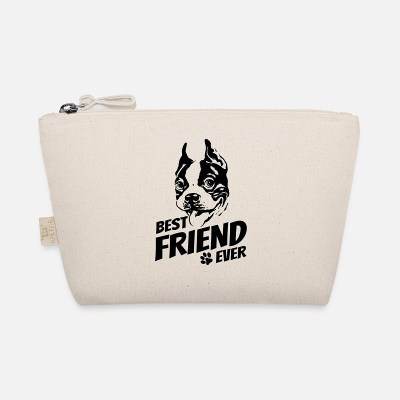 Boston Terrier - bester Freund - Hundebesitzer Bio-Täschchen