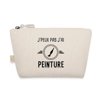 j'peux pas j'ai peinture pinceau - Trousse biologique - nature - Devant