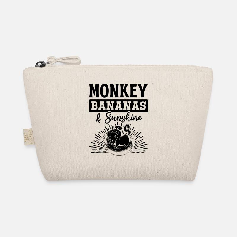 Monkey Bananas & Sunshine - Cute Orangutans Monkey Bio-Täschchen