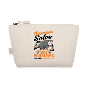 Opossum Gift Possum Marsupial - Organic Pouch - nature - Front