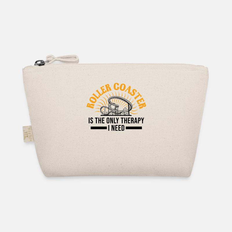 Roller Coaster Therapy Amusement Park Organic Pouch