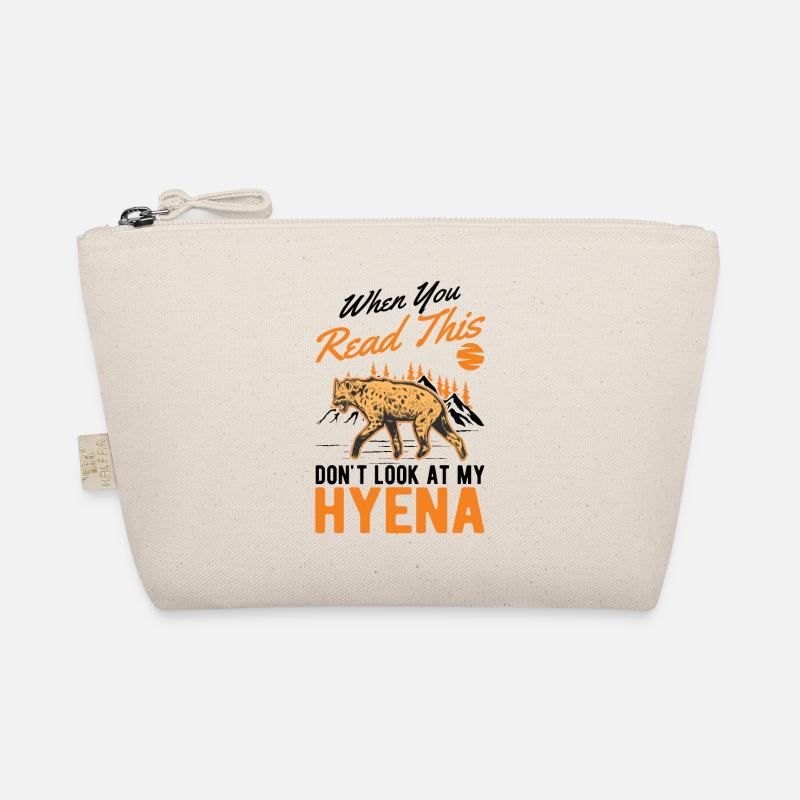 Hyäne Geschenk Erdwolf Hyena Bio-Täschchen