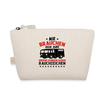 Wir Brauchen Kein Navi - Bio-Täschchen - Natur - Vorne