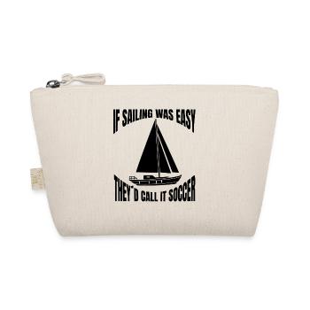 Segeln Schiff Segler Kapitän Segel Boot Segelsport - Bio-Täschchen - Natur - Vorne