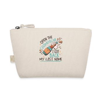 I Got Back My Last Name | Divorce Party - Organic Pouch - nature - Front