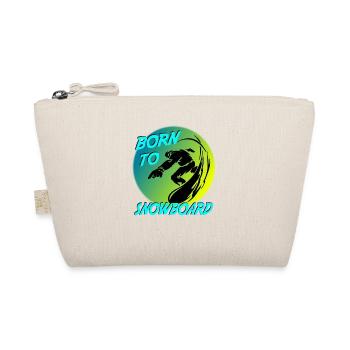 Snowboarder de sports d’hiver né pour le snowboard - Trousse biologique - nature - Devant