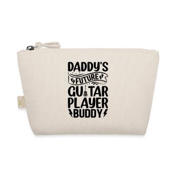 Newborn Guitar Player - Daddy's Future Guitar Play - Organic Pouch - nature - Front