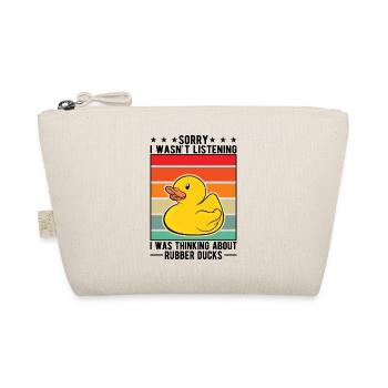 Rubber Duck Gift Squeaky Duck Bathing Duck - Trousse biologique - nature - Devant