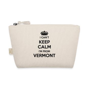 Ich Kann Nicht Ruhig Bleiben - Vermont - Bio-Täschchen - Natur - Vorne