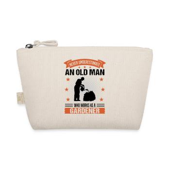 Jardinier vieil homme drôle disant cadeau d’homme - Trousse biologique - nature - Devant