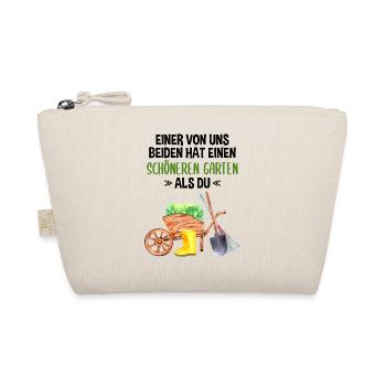 Garten Lustiger Spruch Hobby Gärtner Geschenkidee - Bio-Täschchen - Natur - Vorne