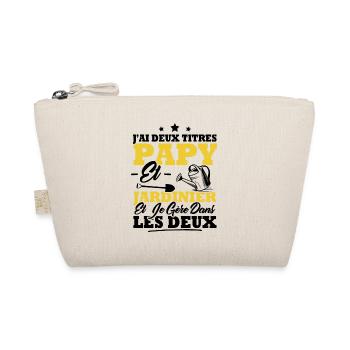 J'ai deux titres Papy et Jardinier - Trousse biologique - nature - Devant