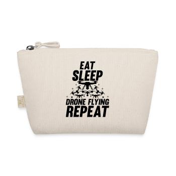 Drone Lover - Eat Sleep Drone Flying Repeat - Dron - Bio-Täschchen - Natur - Vorne