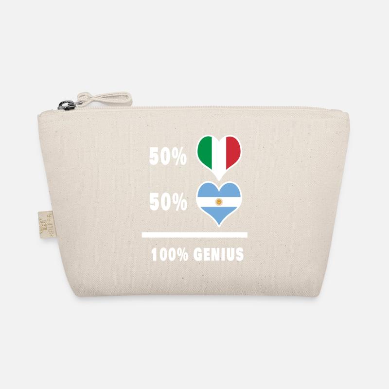 Drapeaux 100% géniaux de l’Argentine et de l’Italie Trousse biologique