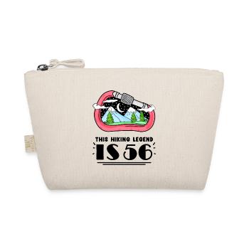 56th birthday hiker 56 years old mountain hiking - Organic Pouch - nature - Front