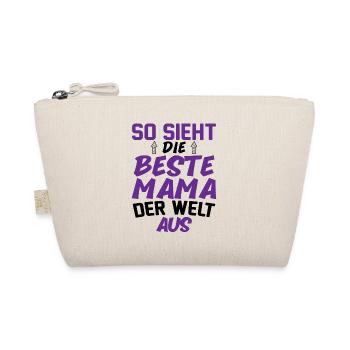 So Sieht Die Beste Mama Der Welt Aus - Bio-Täschchen - Natur - Vorne
